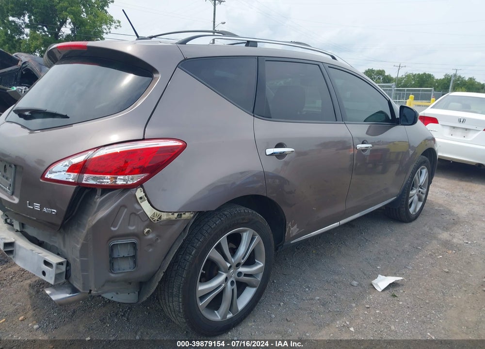 2011 NISSAN MURANO LE VIN: JN8AZ1MW5BW183639