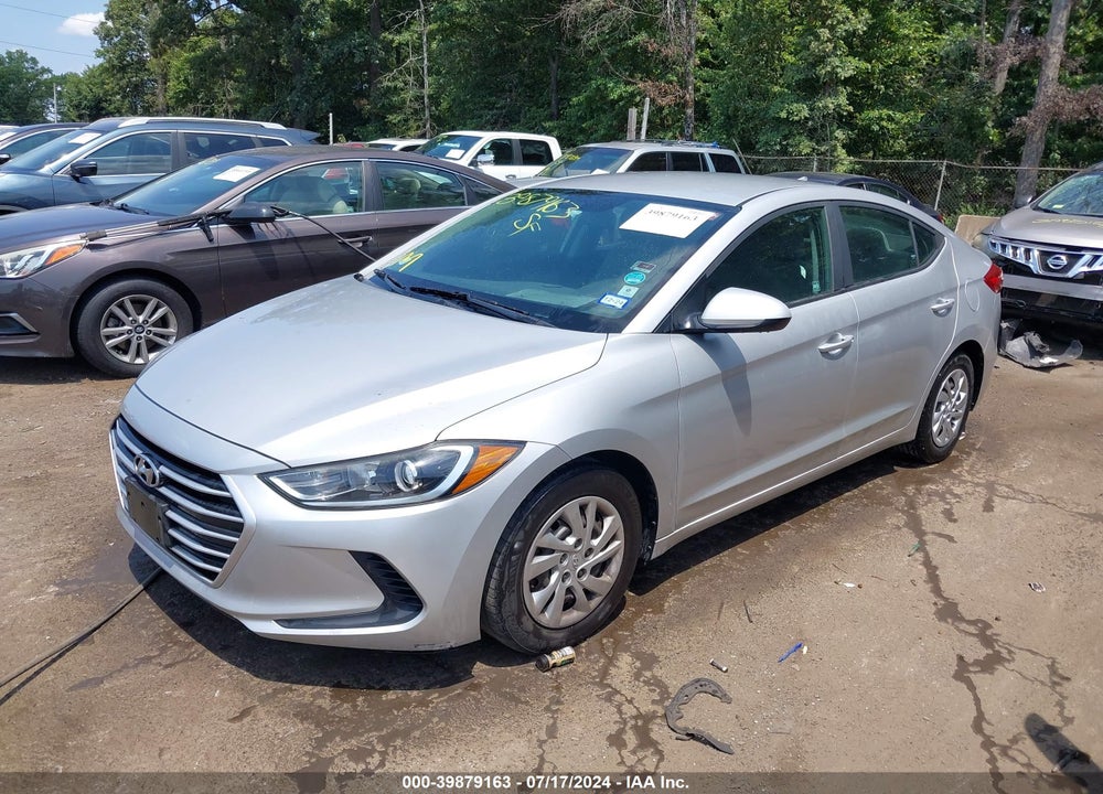2017 HYUNDAI ELANTRA SE VIN: KMHD74LF7HU082037