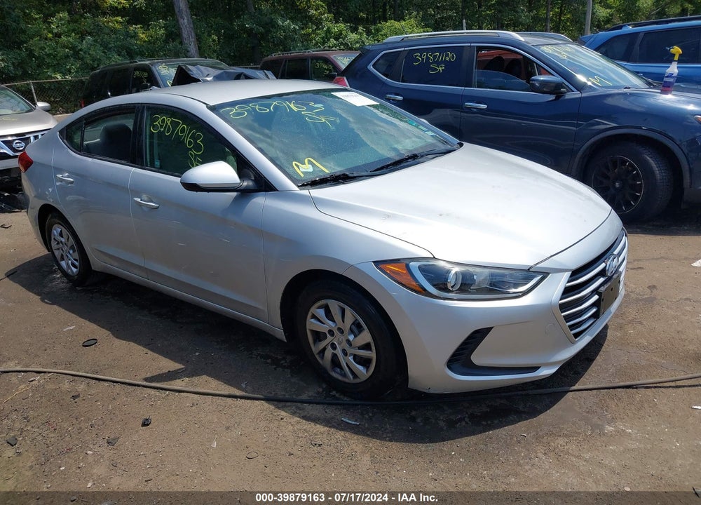 2017 HYUNDAI ELANTRA SE VIN: KMHD74LF7HU082037