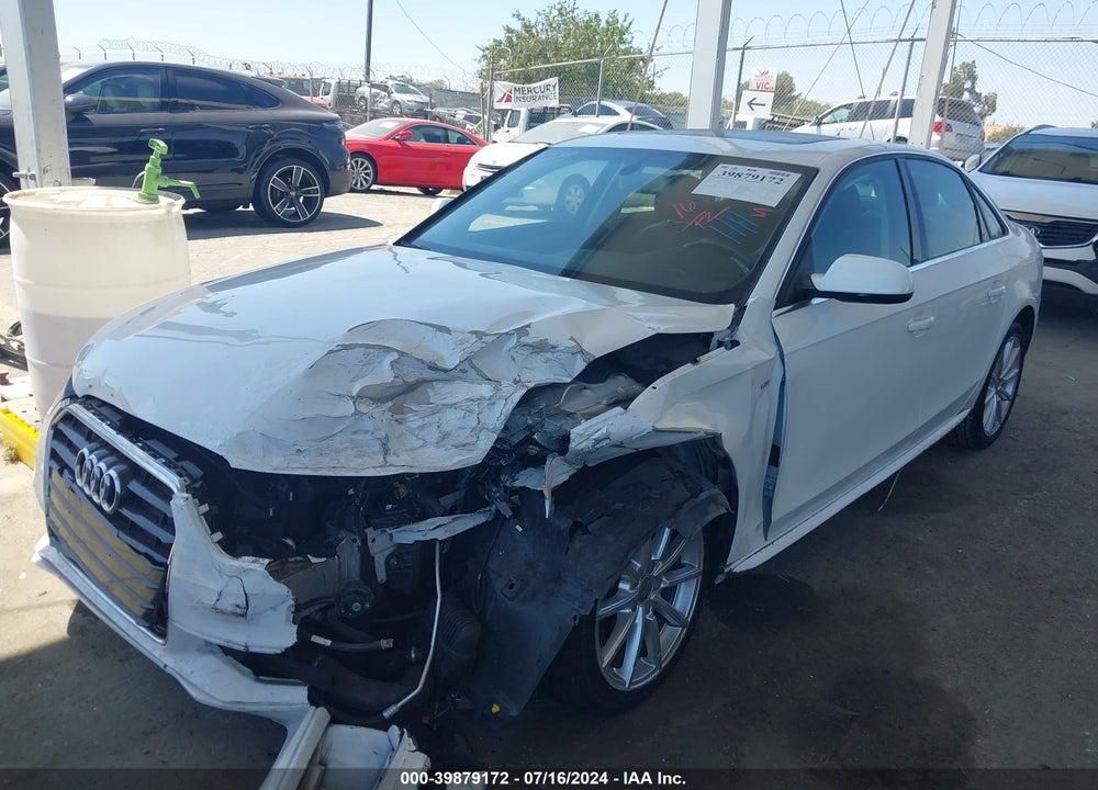2015 AUDI A4 2.0T PREMIUM VIN: WAUAFAFL1FN021071