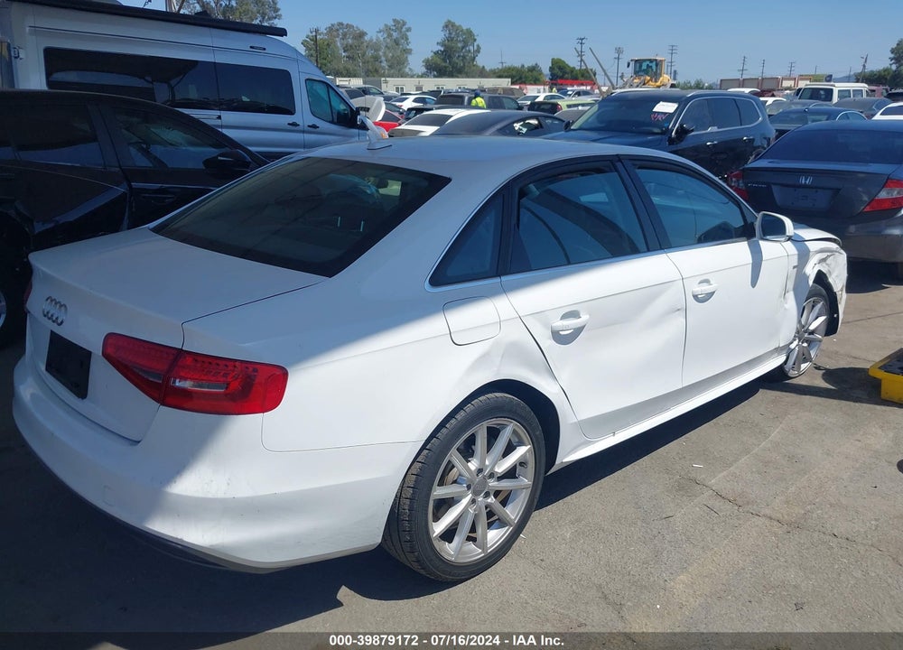 2015 AUDI A4 2.0T PREMIUM VIN: WAUAFAFL1FN021071