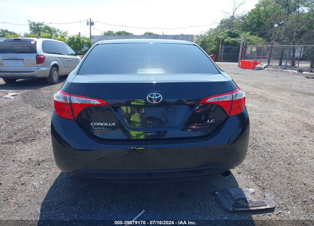 2016 TOYOTA COROLLA LE VIN: 2T1BURHE2GC609804