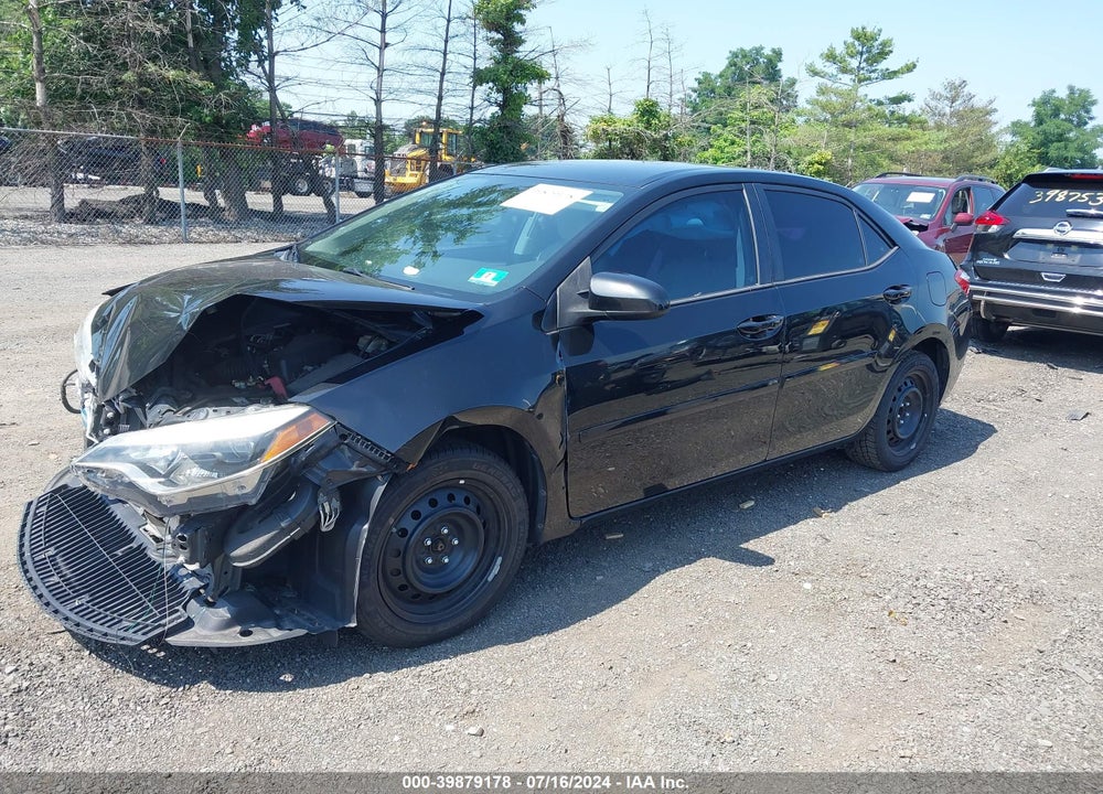 2016 TOYOTA COROLLA LE VIN: 2T1BURHE2GC609804