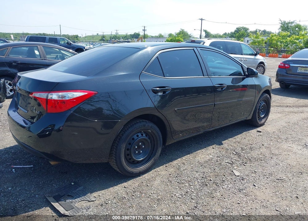 2016 TOYOTA COROLLA LE VIN: 2T1BURHE2GC609804