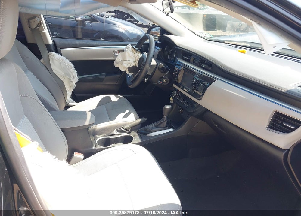 2016 TOYOTA COROLLA LE VIN: 2T1BURHE2GC609804