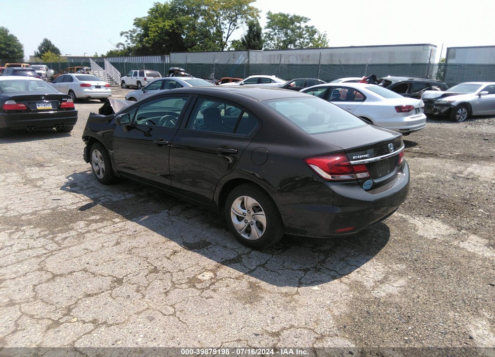 2014 HONDA CIVIC LX VIN: 2HGFB2F58EH537187