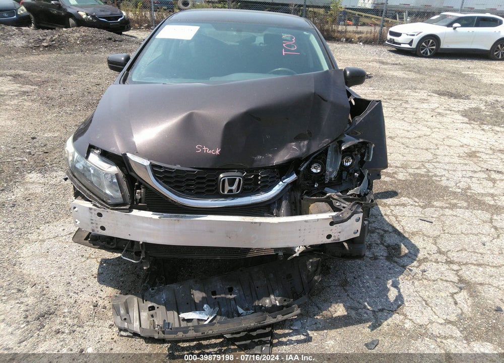 2014 HONDA CIVIC LX VIN: 2HGFB2F58EH537187