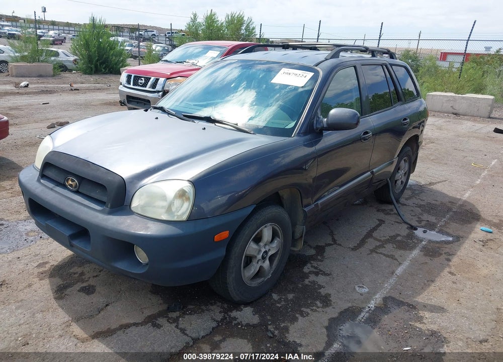 2005 HYUNDAI SANTA FE GLS/LX VIN: KM8SC13E05U910725