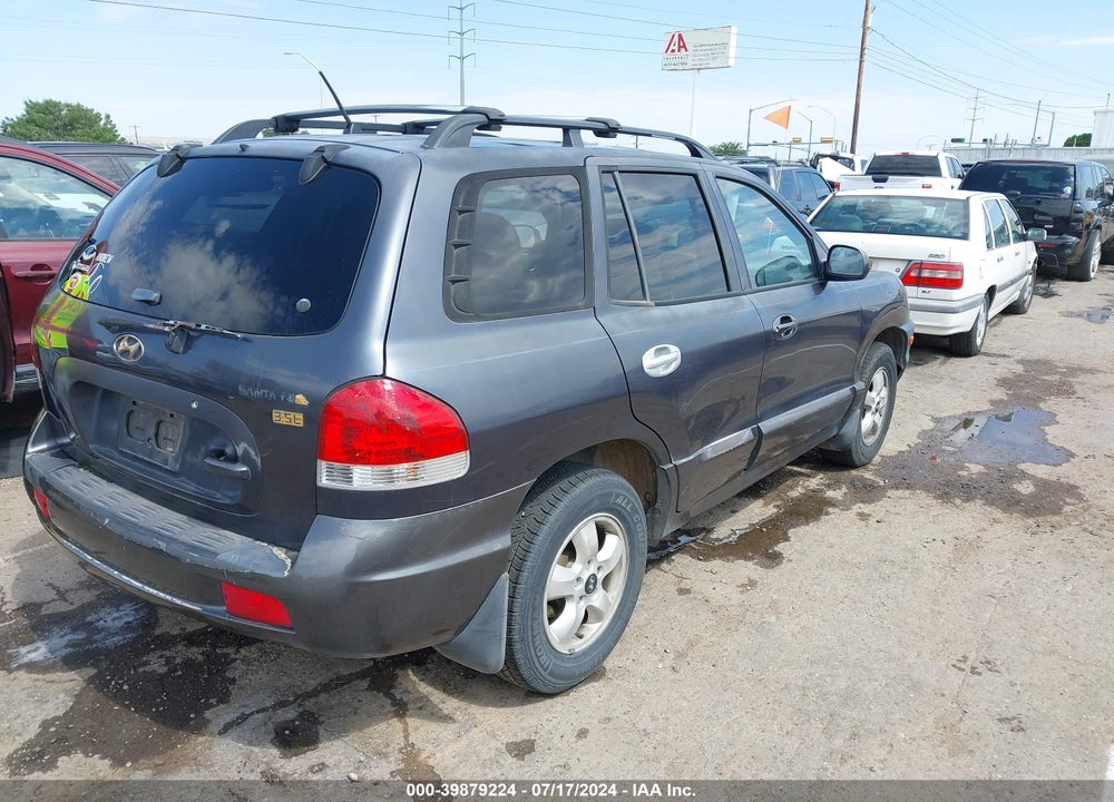2005 HYUNDAI SANTA FE GLS/LX VIN: KM8SC13E05U910725