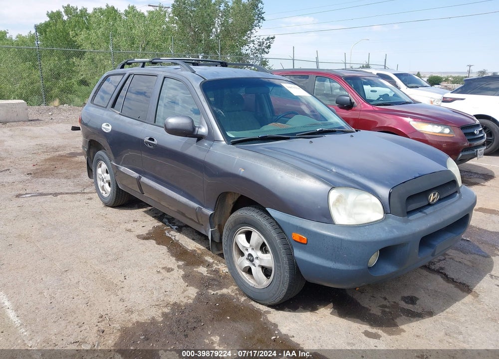 2005 HYUNDAI SANTA FE GLS/LX VIN: KM8SC13E05U910725