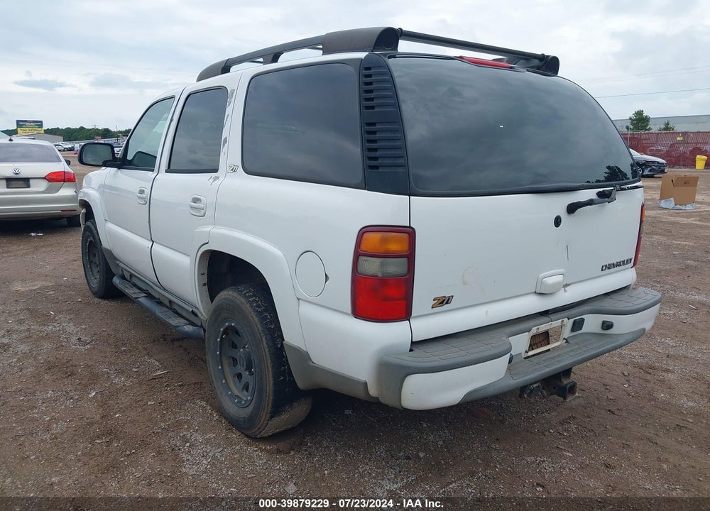 2003 CHEVROLET TAHOE Z71 VIN: 1GNEK13Z43R318436