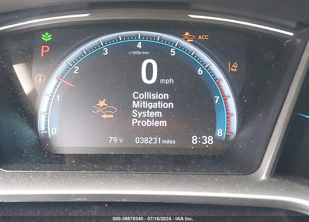 2020 HONDA CIVIC EX-L VIN: 19XFC1F78LE012727