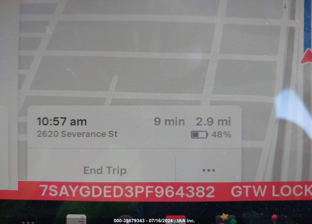 2023 TESLA MODEL Y RWD VIN: 7SAYGDED3PF964382