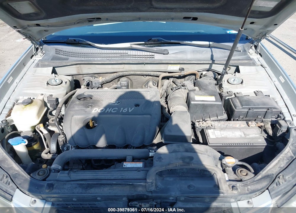 2008 HYUNDAI SONATA GLS VIN: 5NPET46C78H374092