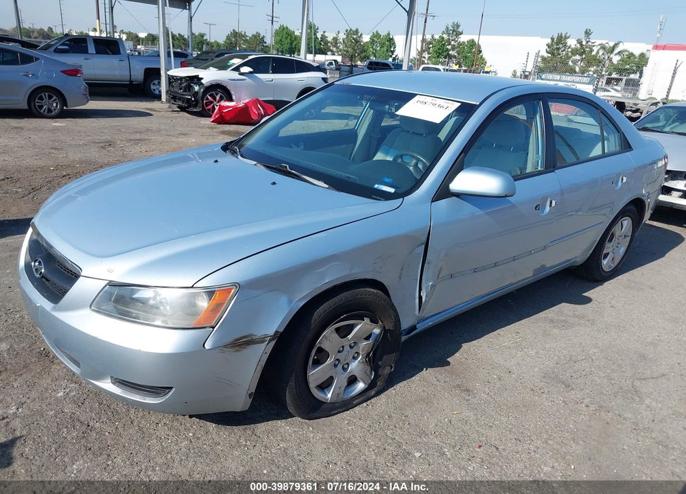 2008 HYUNDAI SONATA GLS VIN: 5NPET46C78H374092