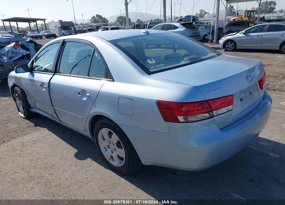 2008 HYUNDAI SONATA GLS VIN: 5NPET46C78H374092