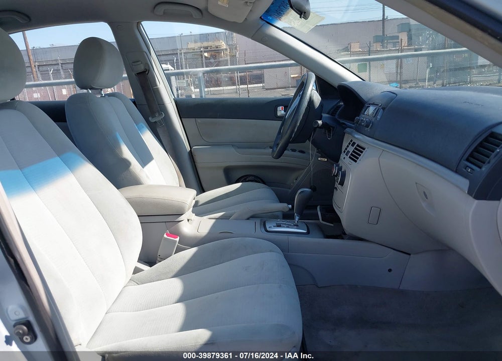 2008 HYUNDAI SONATA GLS VIN: 5NPET46C78H374092