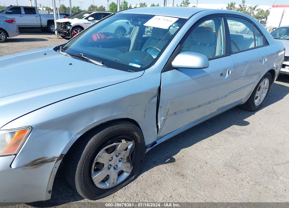 2008 HYUNDAI SONATA GLS VIN: 5NPET46C78H374092