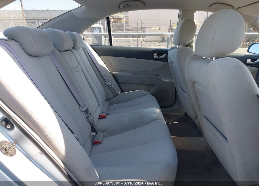 2008 HYUNDAI SONATA GLS VIN: 5NPET46C78H374092