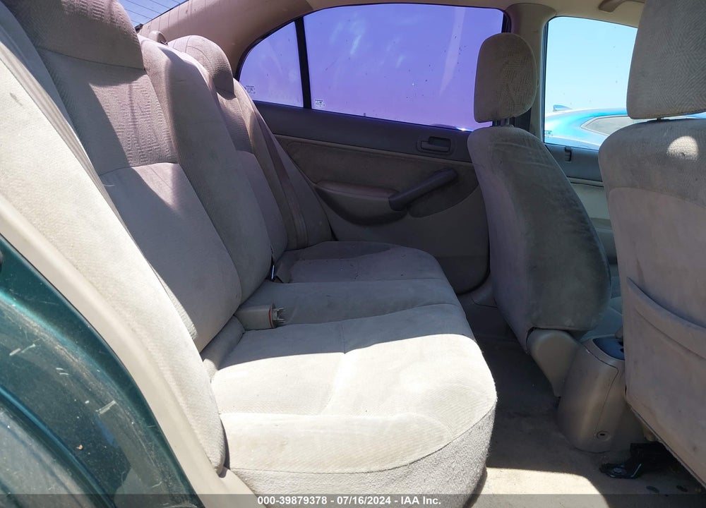 2001 HONDA CIVIC LX VIN: 2HGES16511H508114