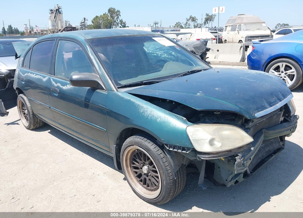 2001 HONDA CIVIC LX VIN: 2HGES16511H508114