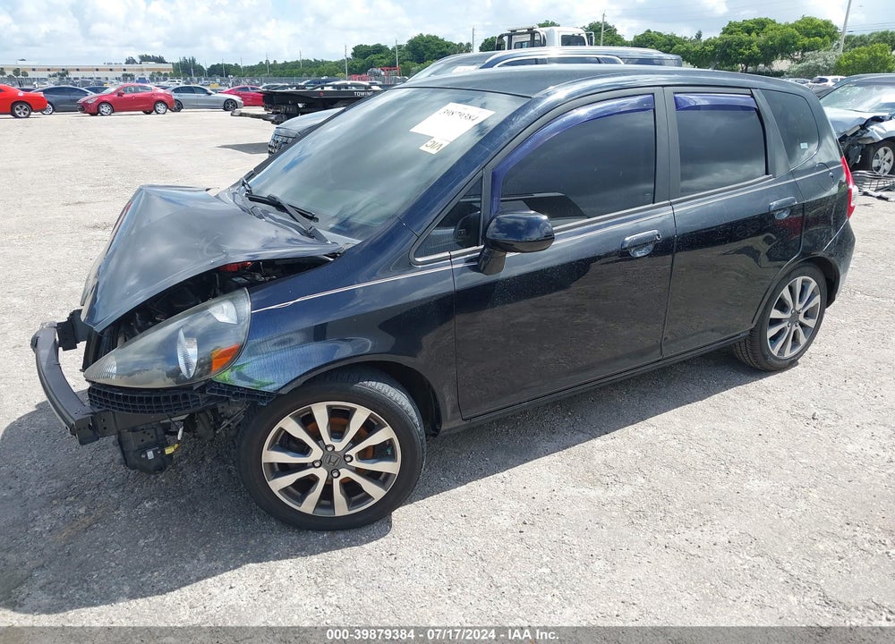 2008 HONDA FIT VIN: JHMGD38498S044203