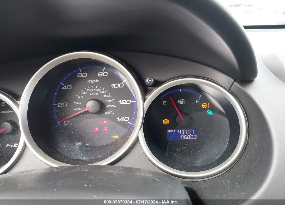 2008 HONDA FIT VIN: JHMGD38498S044203
