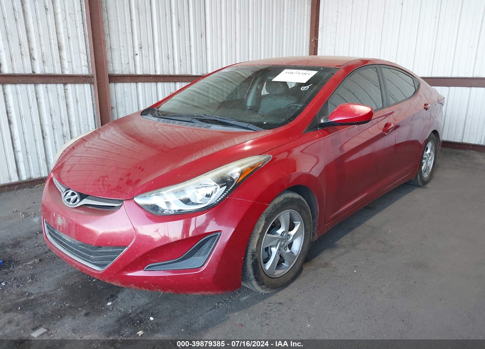 2014 HYUNDAI ELANTRA SE VIN: KMHDH4AE4EU163838