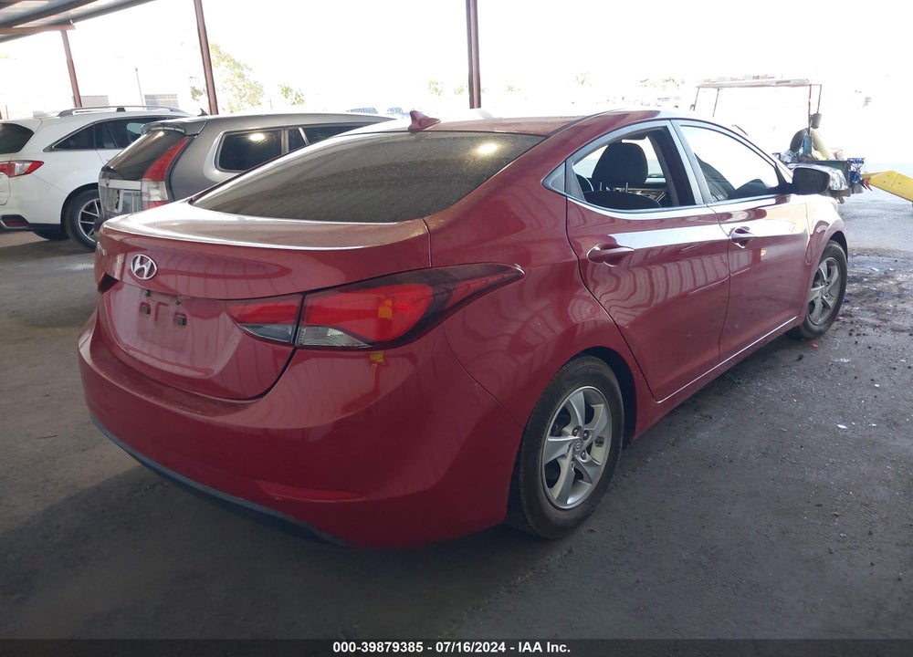 2014 HYUNDAI ELANTRA SE VIN: KMHDH4AE4EU163838