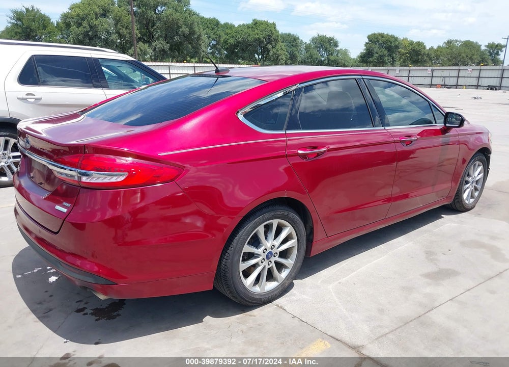 2017 FORD FUSION SE VIN: 3FA6P0HD7HR200646
