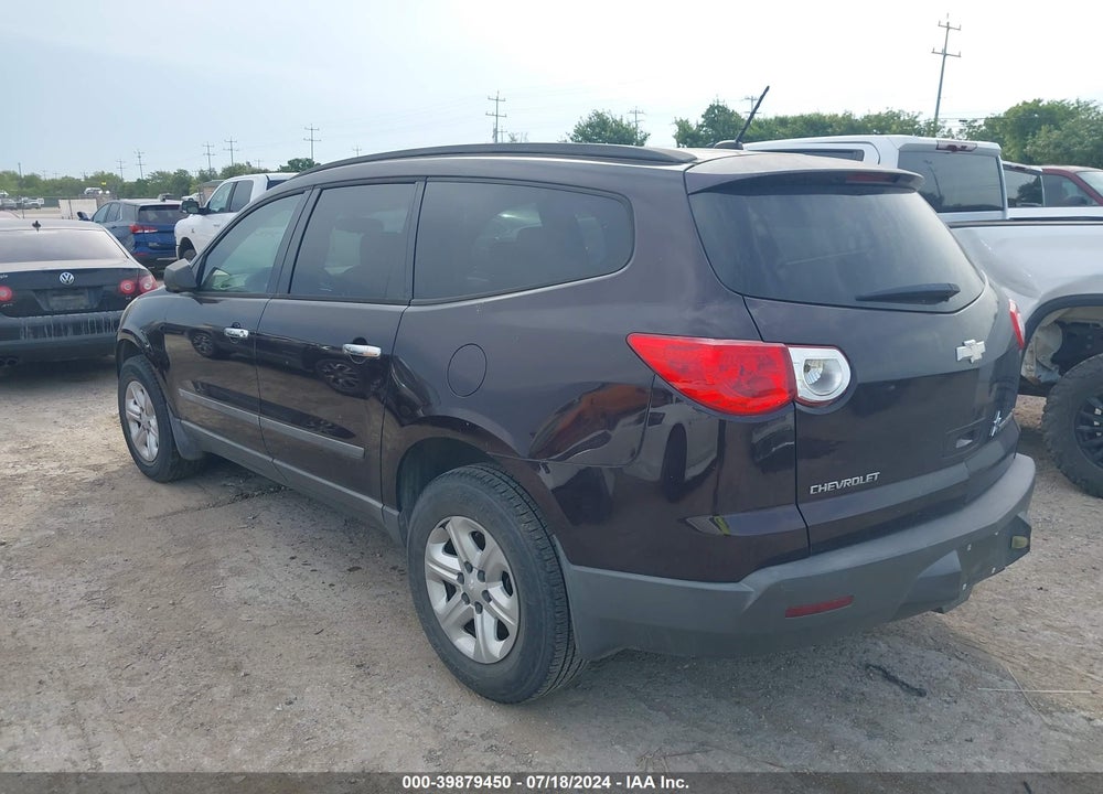 2009 CHEVROLET TRAVERSE LS VIN: 1GNER13D99S151699