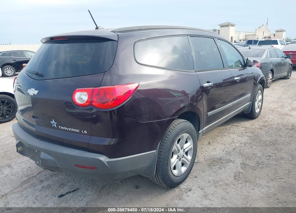2009 CHEVROLET TRAVERSE LS VIN: 1GNER13D99S151699
