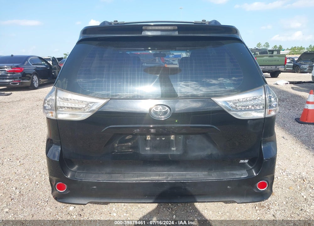 2016 TOYOTA SIENNA SE 8 PASSENGER VIN: 5TDXK3DC4GS750572