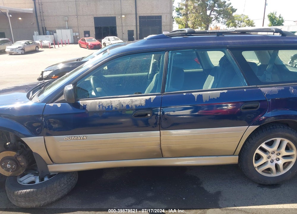 2003 SUBARU OUTBACK VIN: 4S3BH665137647185