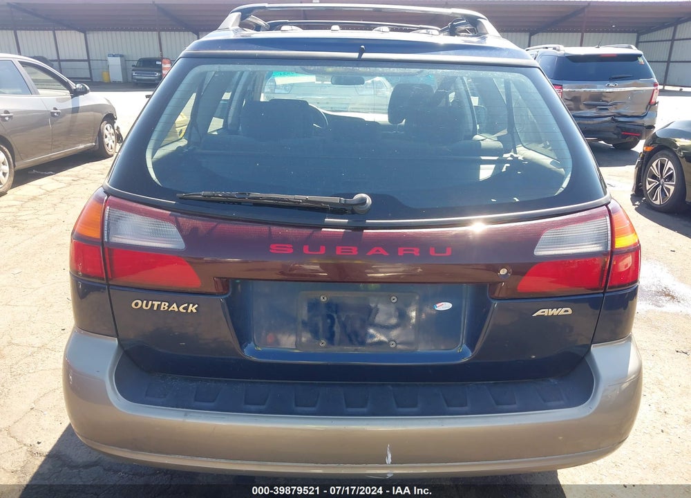 2003 SUBARU OUTBACK VIN: 4S3BH665137647185
