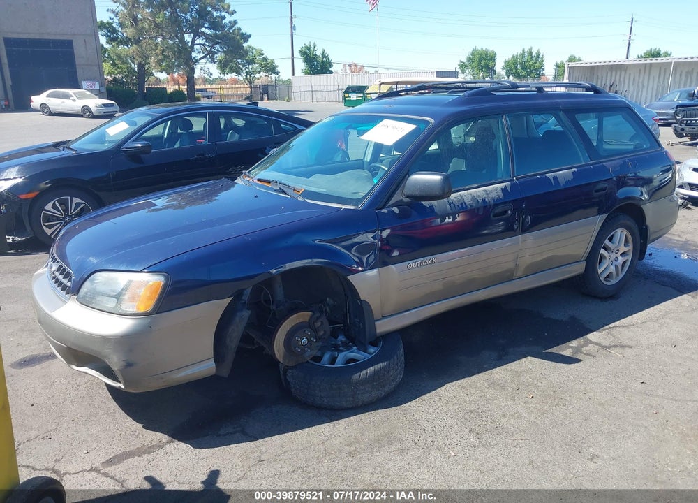 2003 SUBARU OUTBACK VIN: 4S3BH665137647185