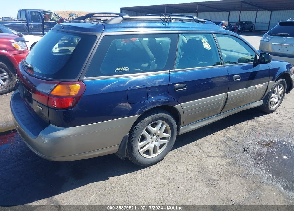 2003 SUBARU OUTBACK VIN: 4S3BH665137647185
