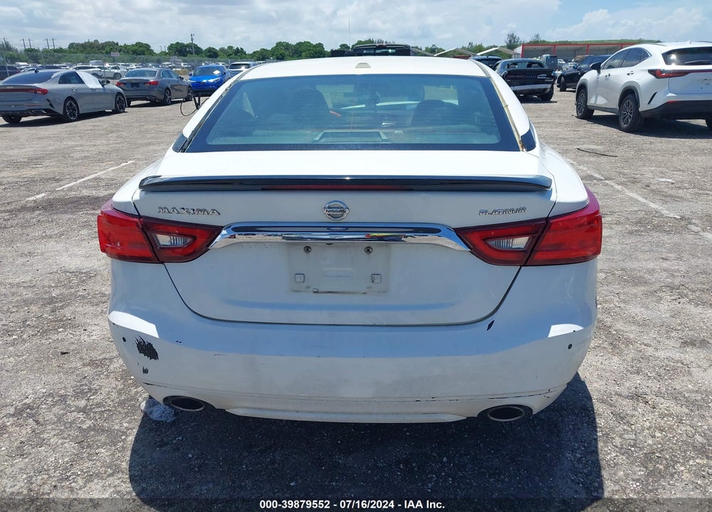 2016 NISSAN MAXIMA 3.5 SR VIN: 1N4AA6AP6GC398362