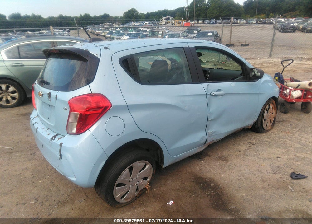 2016 CHEVROLET SPARK LS CVT VIN: KL8CB6SA0GC618629