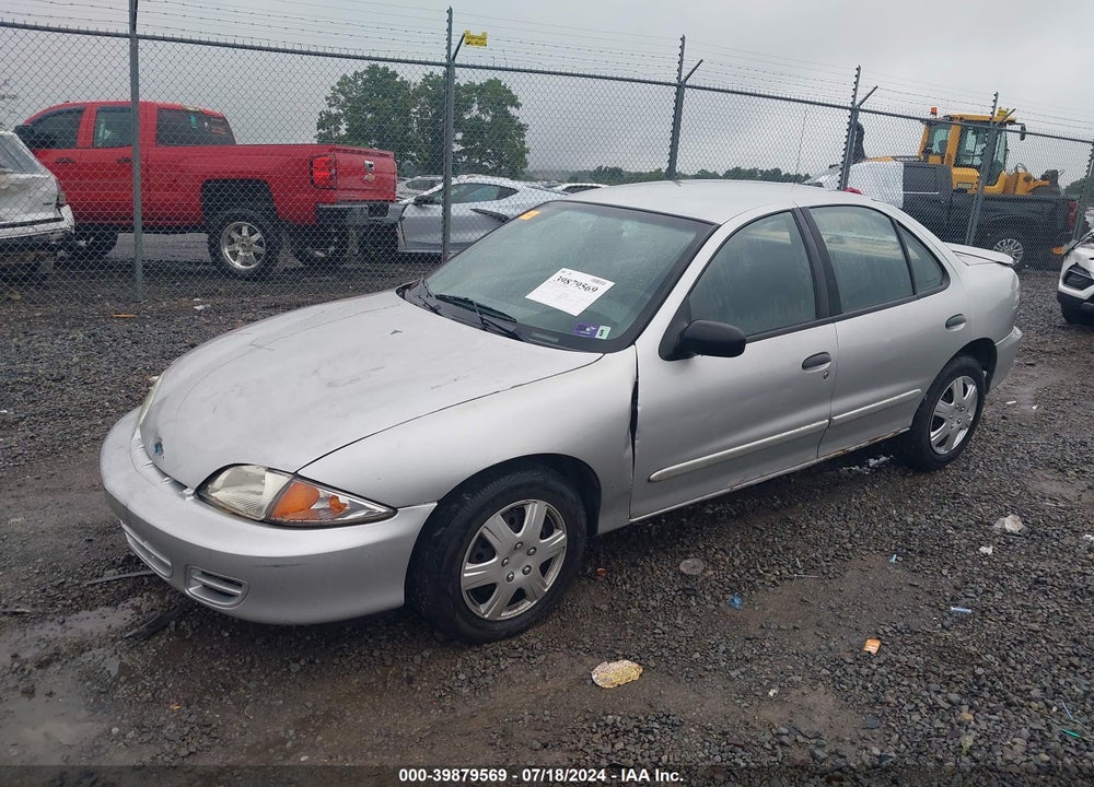 2002 CHEVROLET CAVALIER VIN: 1G1JF524427109757