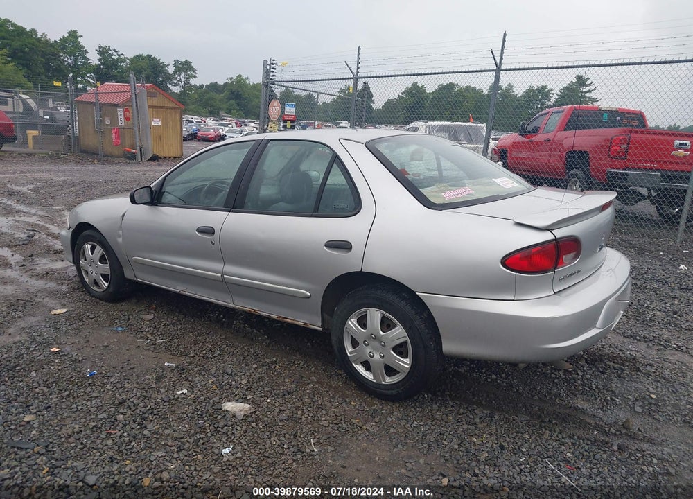 2002 CHEVROLET CAVALIER VIN: 1G1JF524427109757