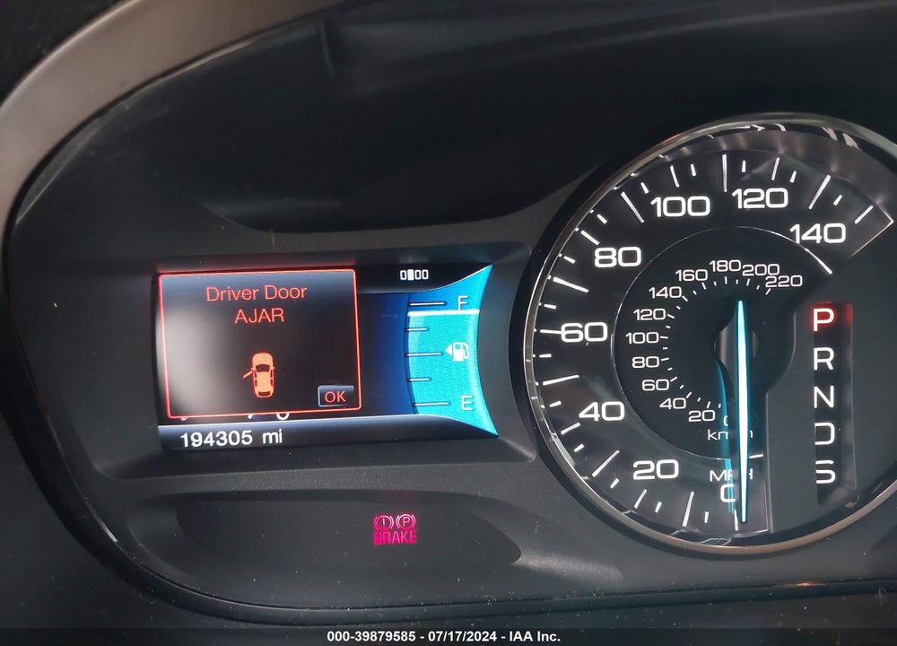 2013 FORD EDGE SEL VIN: 2FMDK4JC9DBA39035