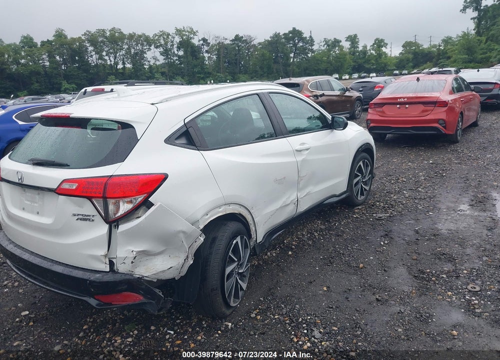 2019 HONDA HR-V SPORT VIN: 3CZRU6H12KM709065