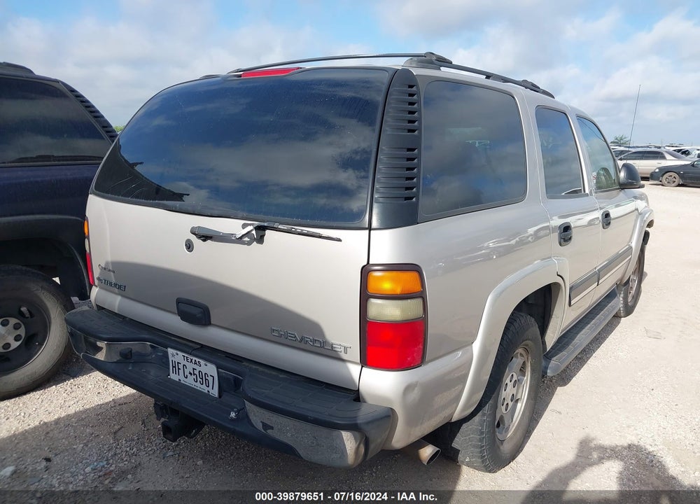 2005 CHEVROLET TAHOE LS VIN: 1GNEC13T45R189867