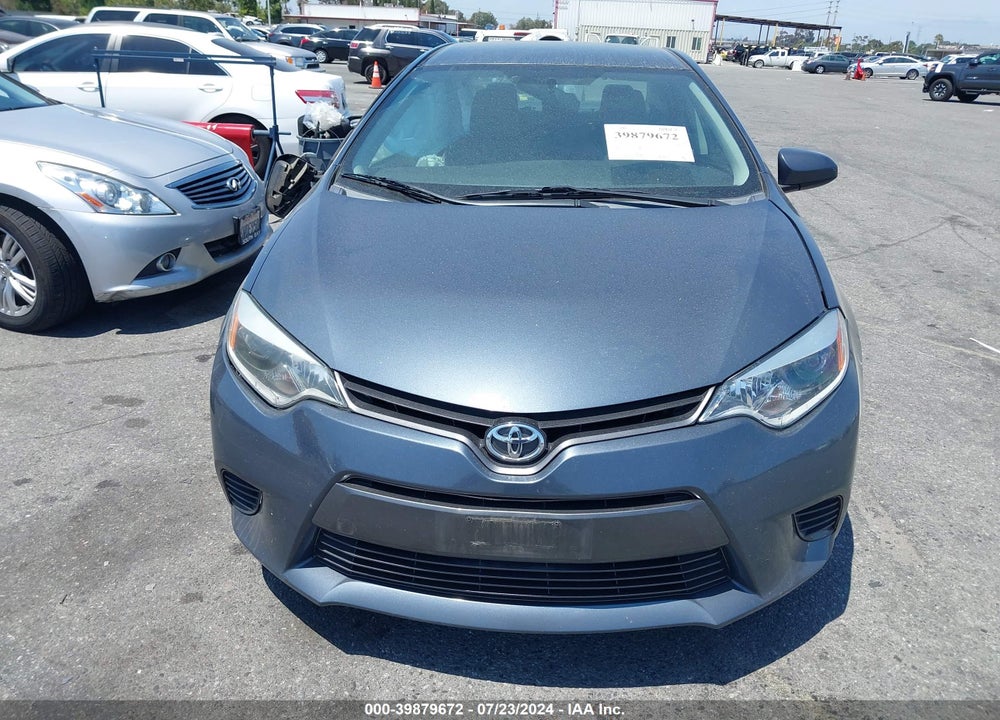2015 TOYOTA COROLLA LE VIN: 2T1BURHE9FC391326