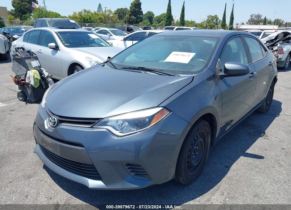 2015 TOYOTA COROLLA LE VIN: 2T1BURHE9FC391326