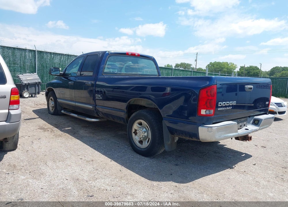 2004 DODGE RAM 2500 SLT/LARAMIE VIN: 3D7KA28C74G111443