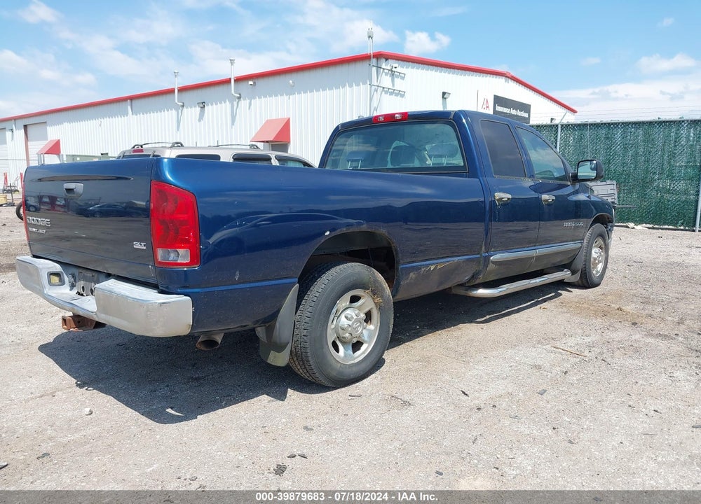 2004 DODGE RAM 2500 SLT/LARAMIE VIN: 3D7KA28C74G111443