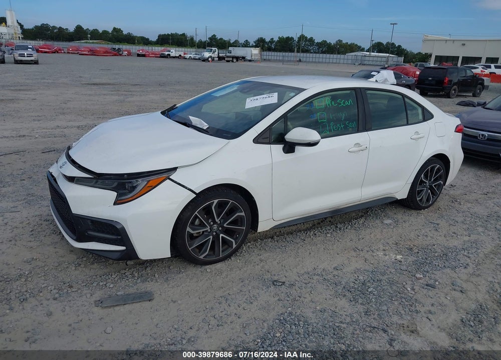 2020 TOYOTA COROLLA SE VIN: JTDS4RCE3LJ023621