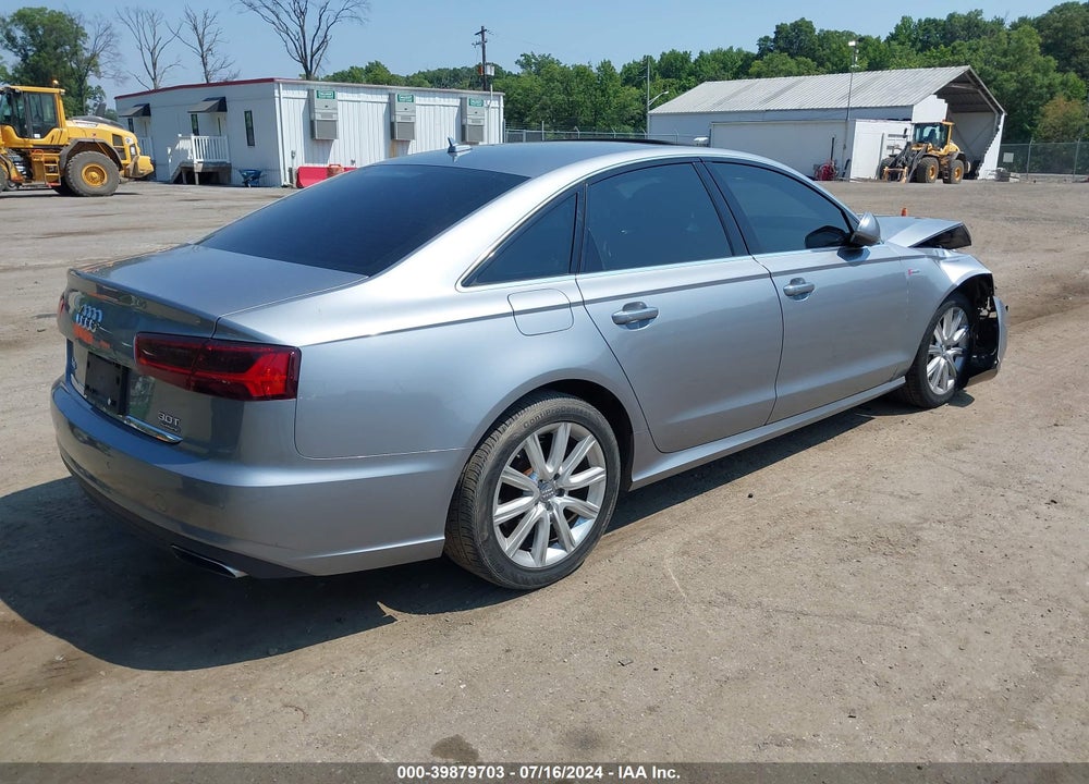2016 AUDI A6 3.0T PREMIUM PLUS VIN: WAUFGAFCXGN075215
